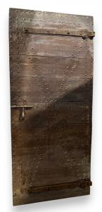 PTCR517 - Porta de entrada pregada, estilo século XVIII, medidas 99 cm L x 219 cm A